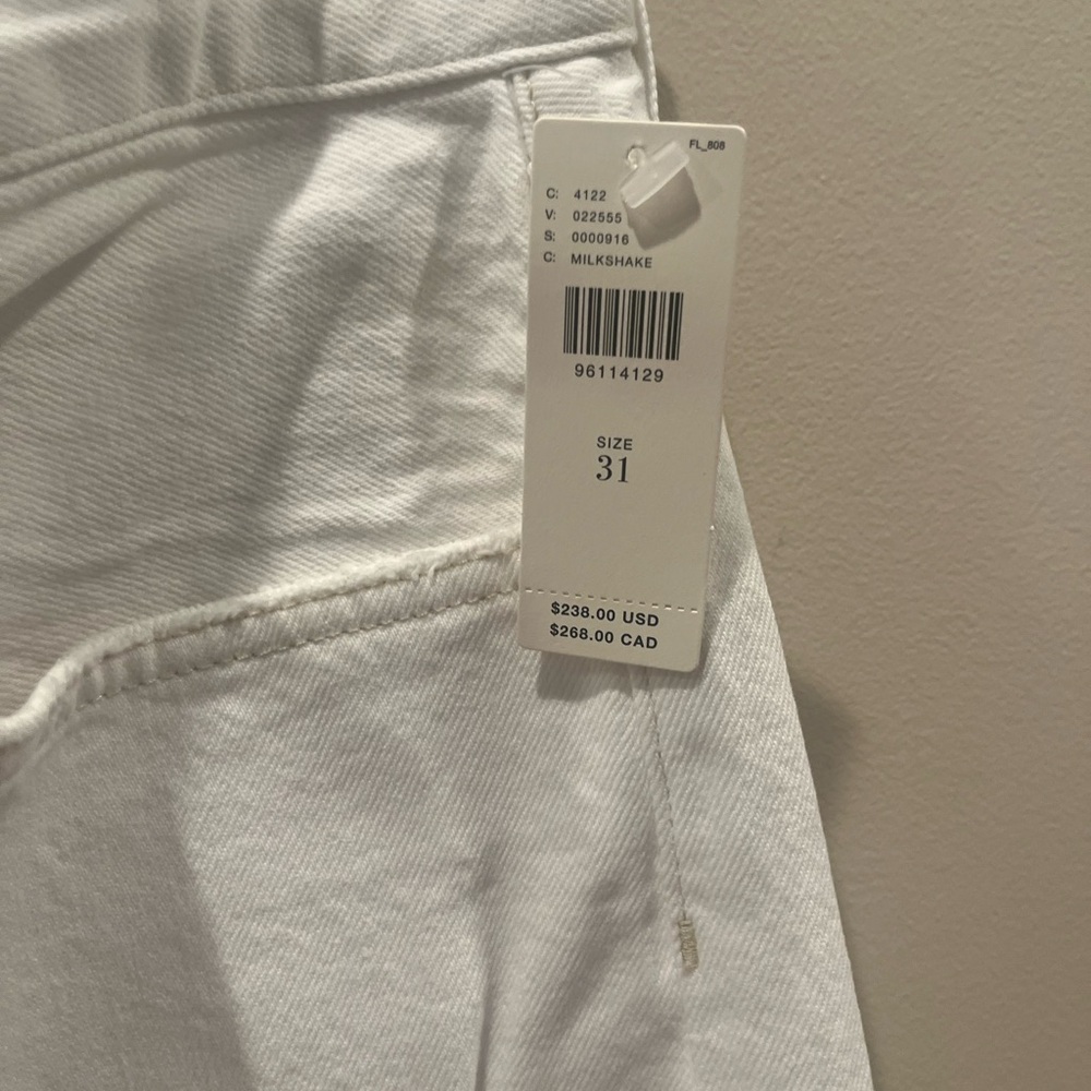 NEW AGOLDE Kelly High-Rise Straight-Leg Jeans in Milkshake, Size 31 - Picture 6 of 7